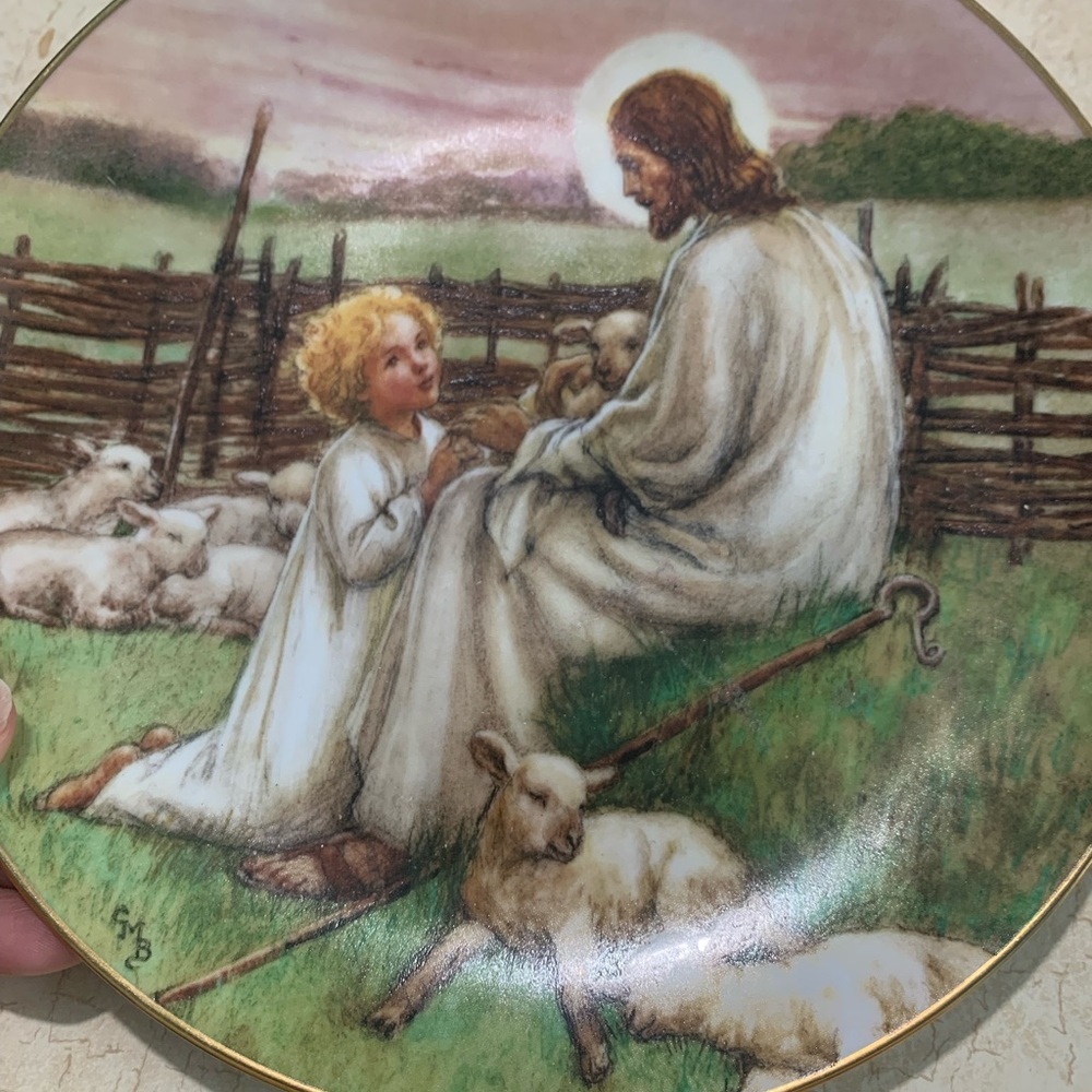 Decorative Plate- The Lord’s my Shepherd